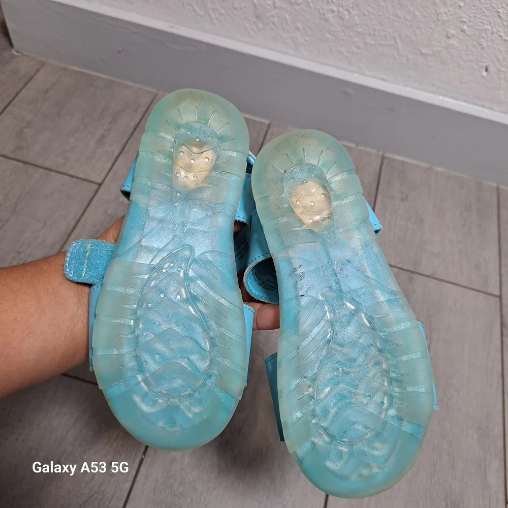 H&M Kids Aqua Blue Sandals with Fruit Characters